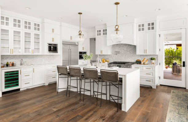 Tile pattern layout planning for backsplash in West River